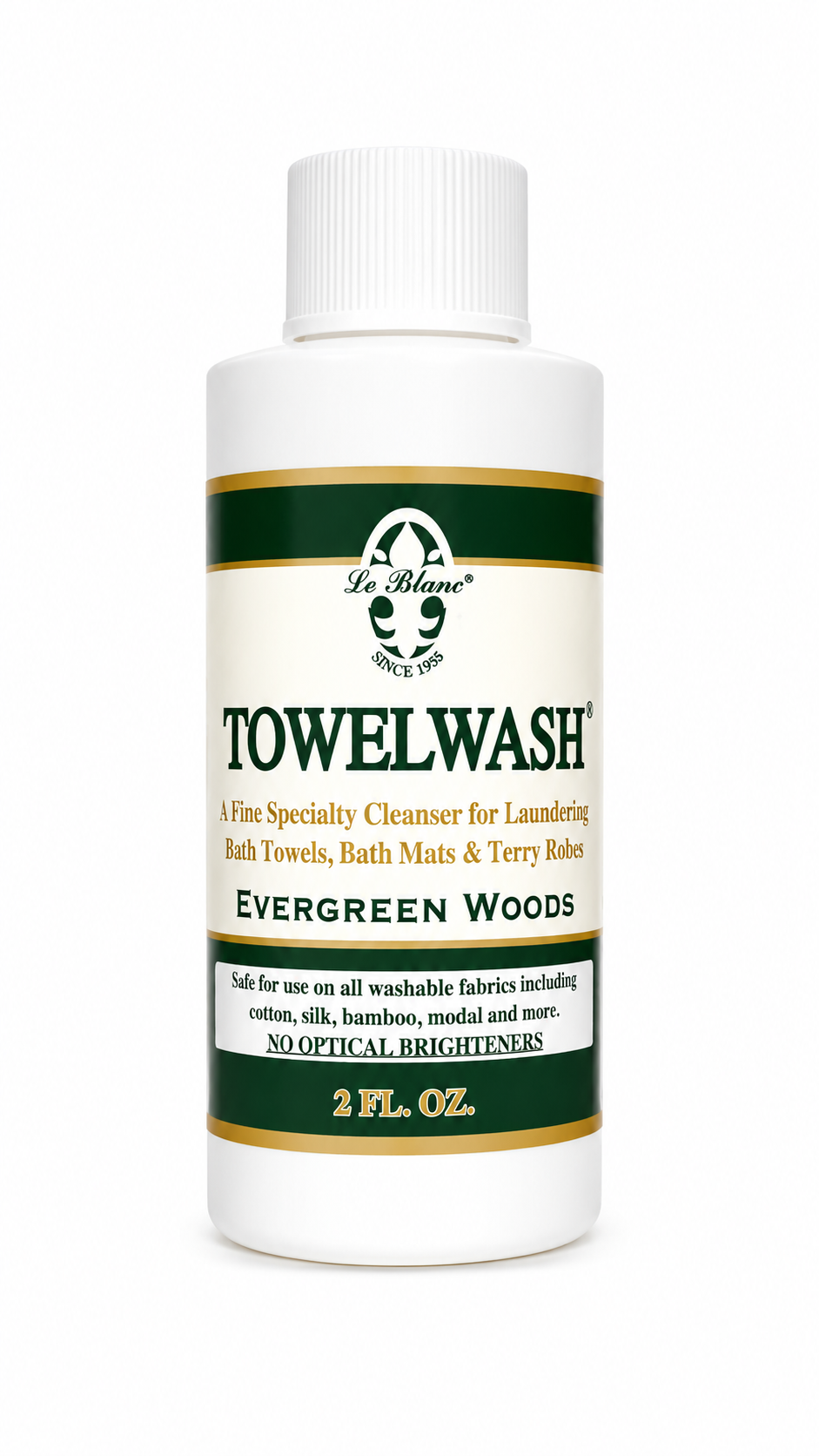 Detergente para toallas LE BLANC – Evergreen Woods, 2 oz