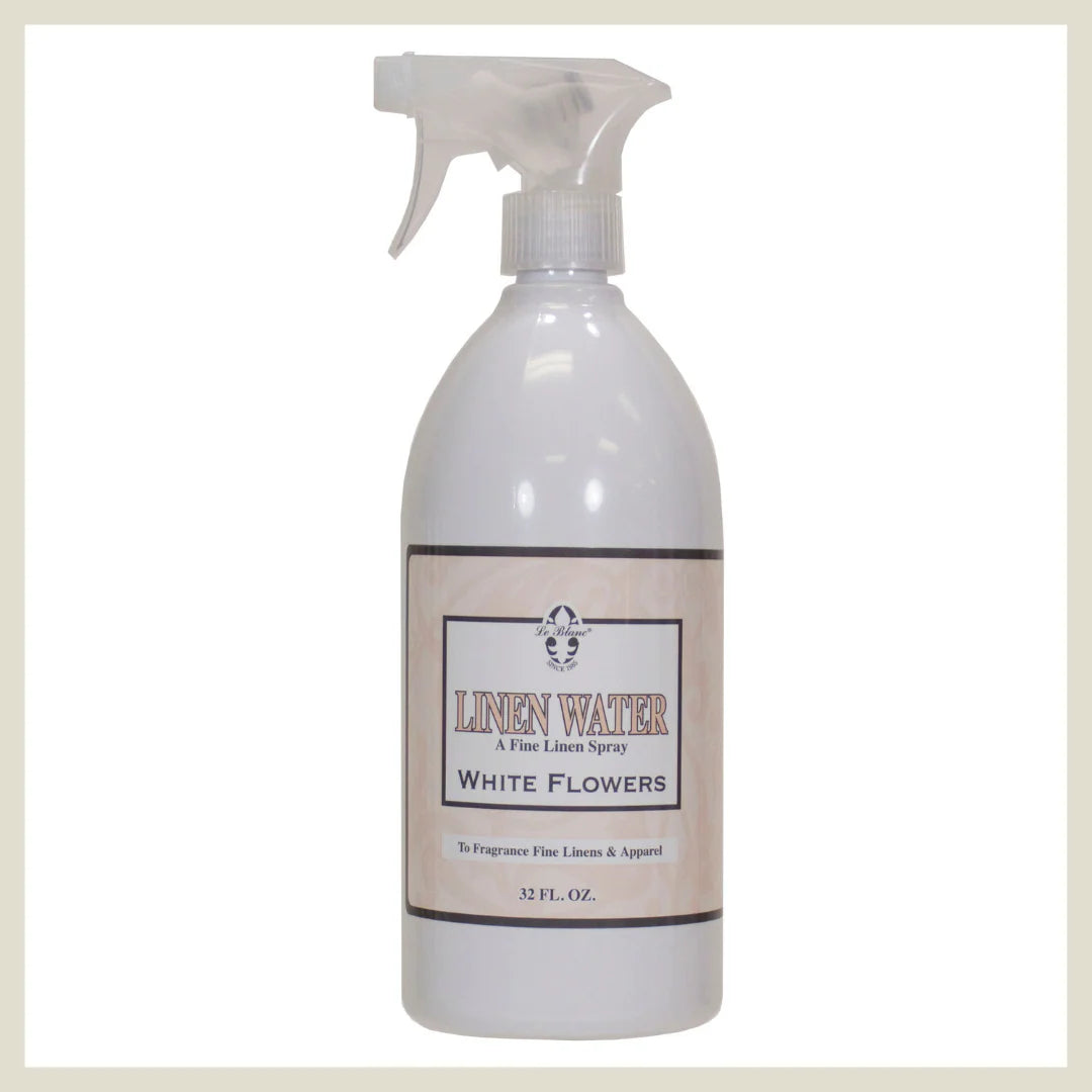 Agua de lino LE BLANC – White Flowers, 32 oz