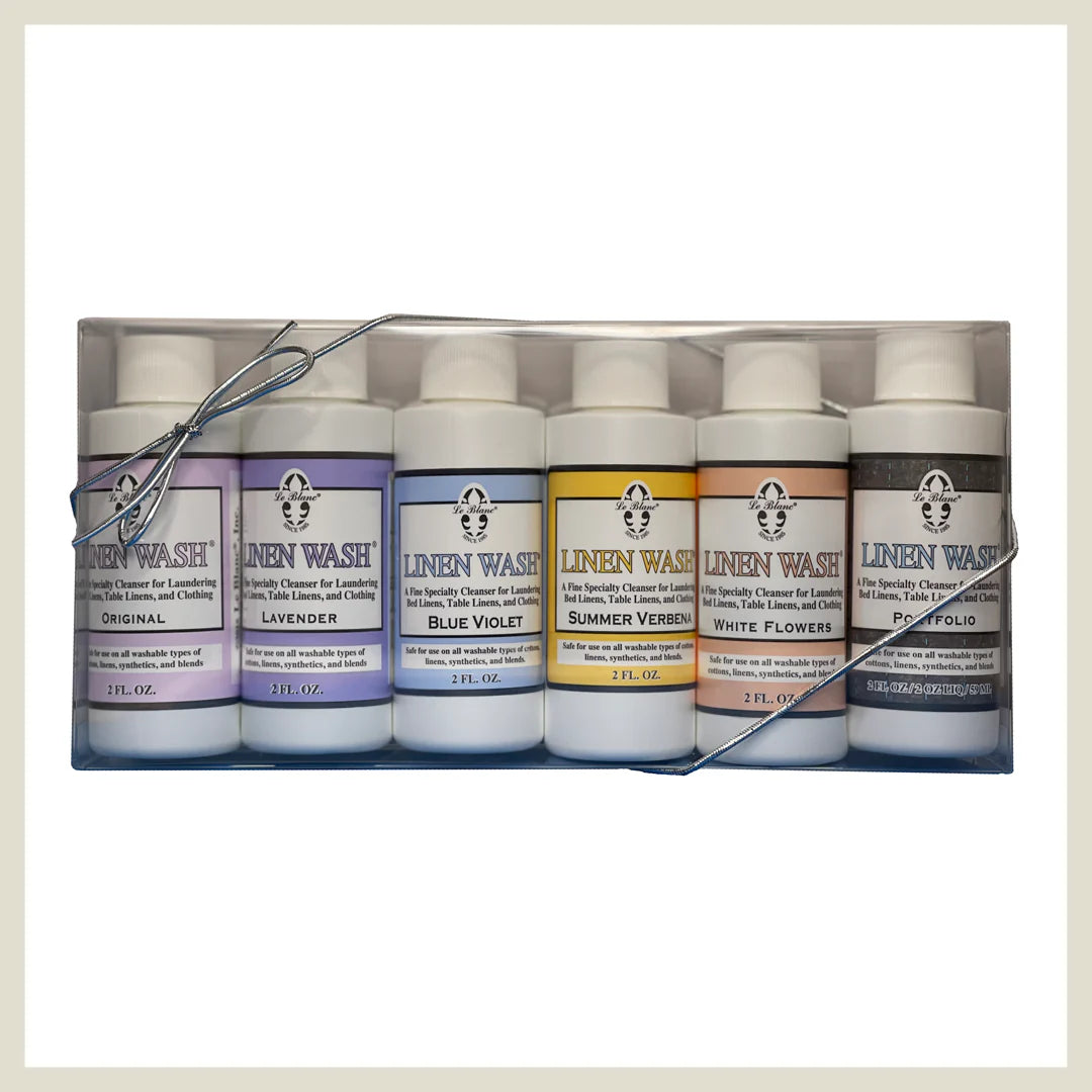 Set de 6 Detergentes para ropa de cama LE BLANC – Aromas Surtidos, 2 oz