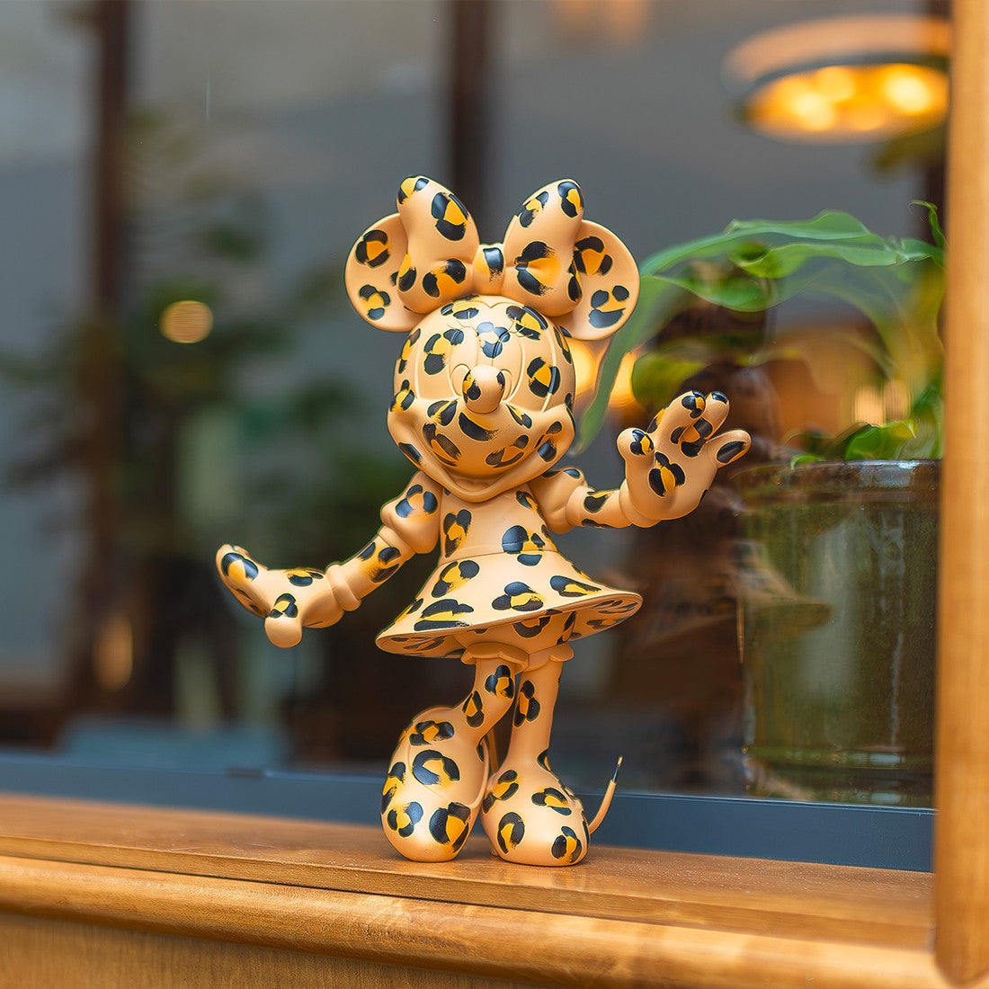 Leopard Minnie Welcome Small - 30 Cm