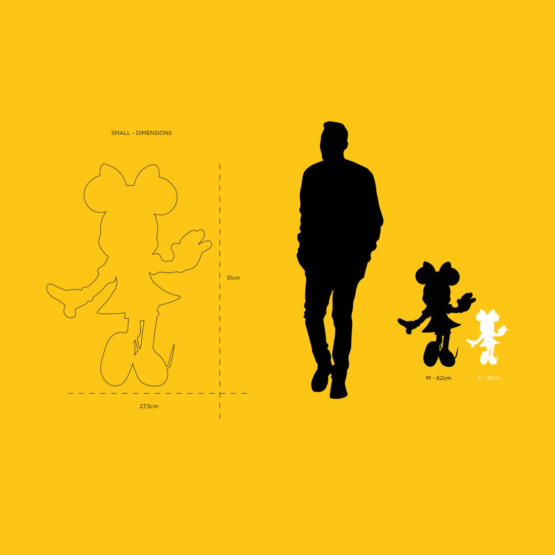 Leopard Minnie Welcome Small - 30 Cm