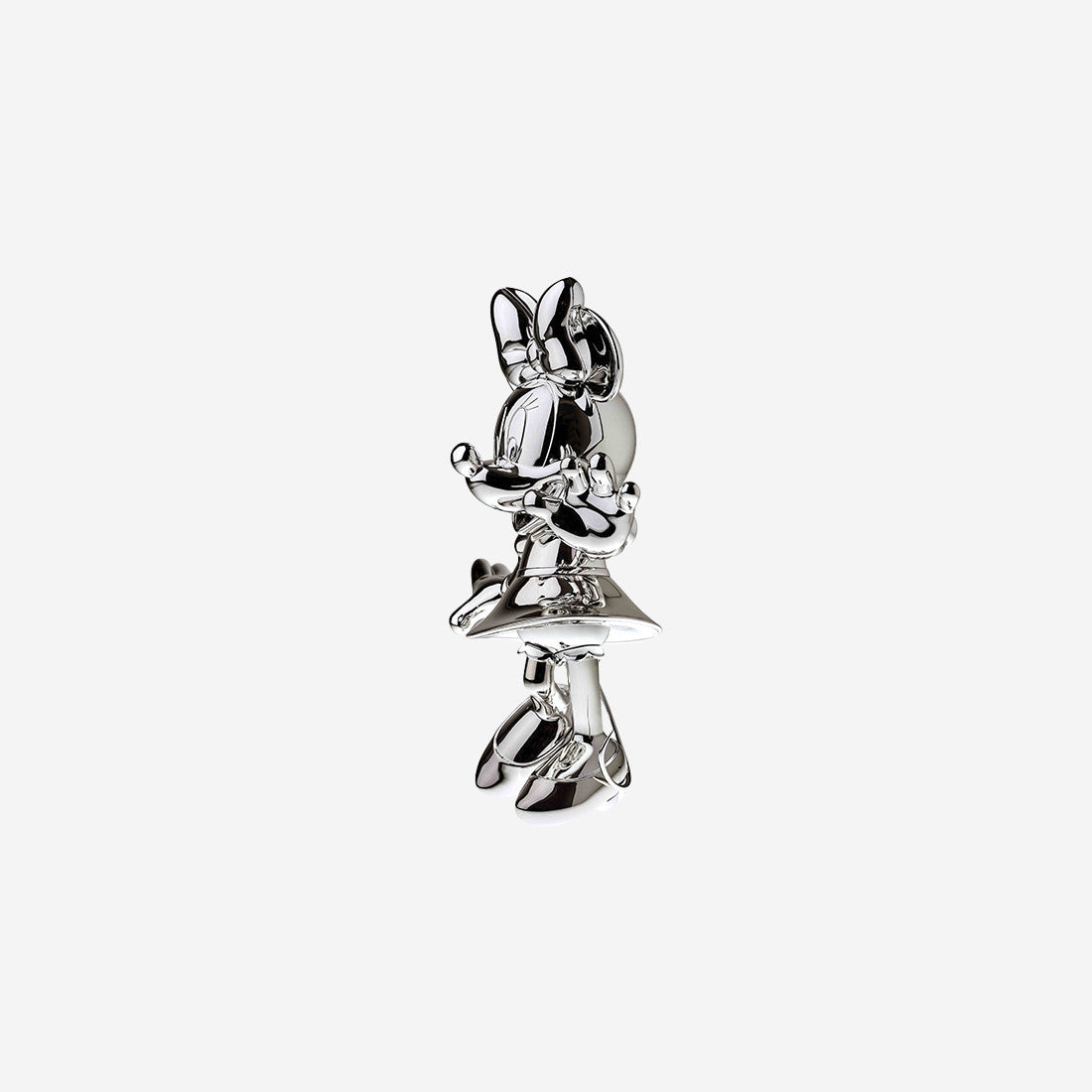 Chromed Silver Minnie Welcome Small - 30 Cm