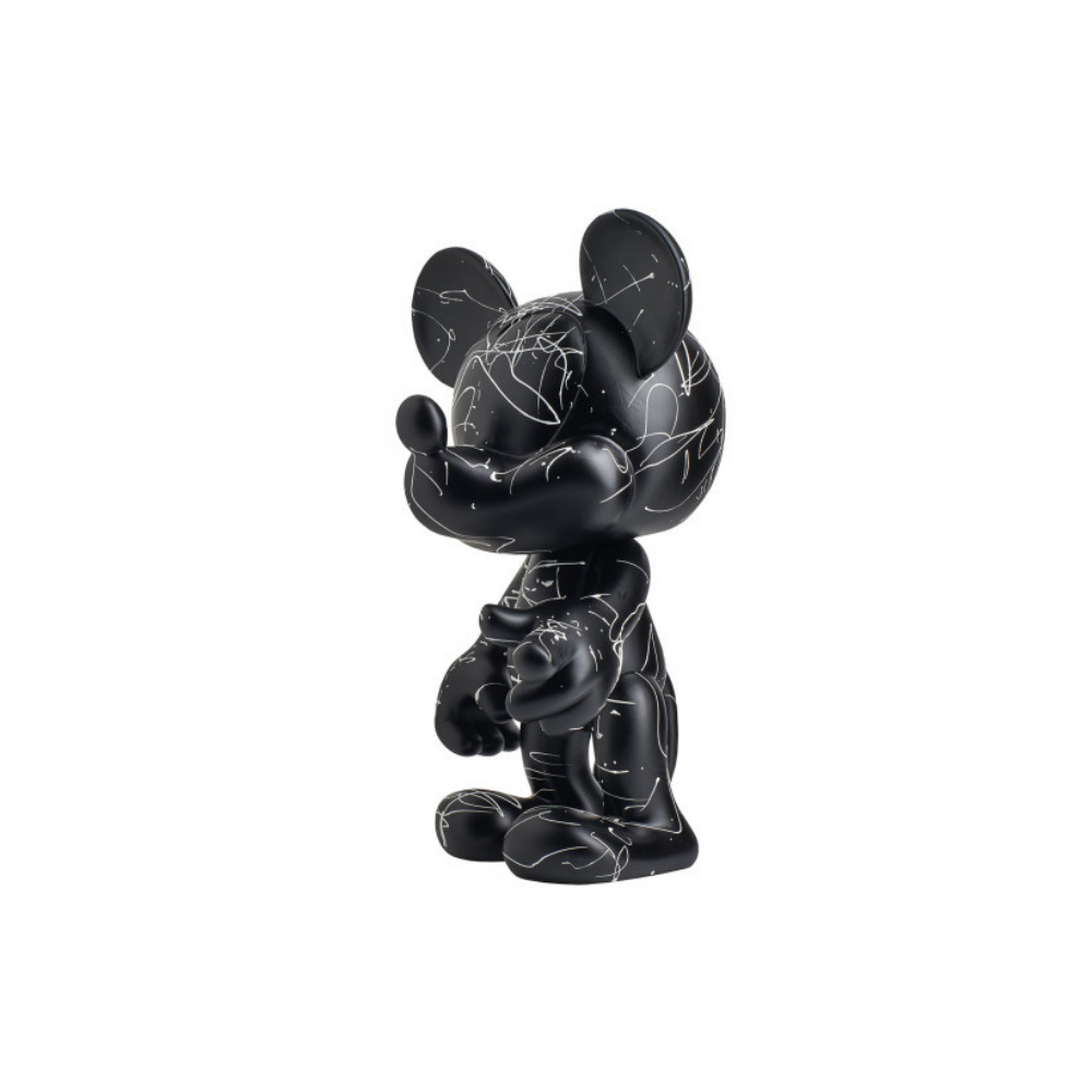 Black With White Lines Mickey Graff 43 Cm