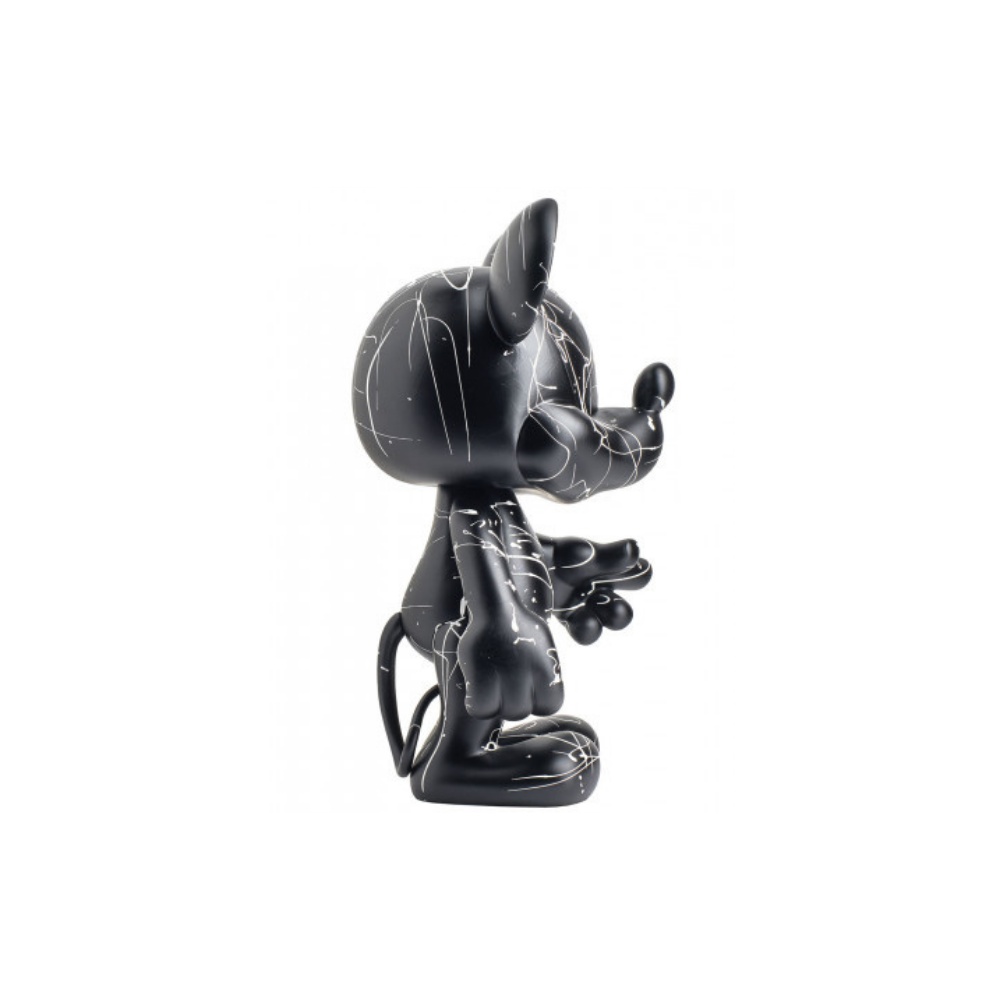 Black With White Lines Mickey Graff 43 Cm