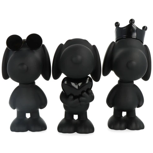 Black Snoopy Set Extra Small - 13 Cm
