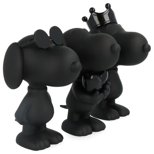 Black Snoopy Set Extra Small - 13 Cm