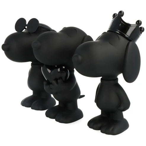 Black Snoopy Set Extra Small - 13 Cm