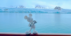 White With Silver Heart Mickey With Love Small - 30 Cm