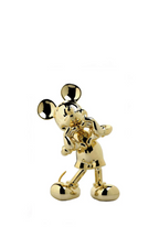 Chromed Gold Mickey With Love Extra Small - 13 Cm