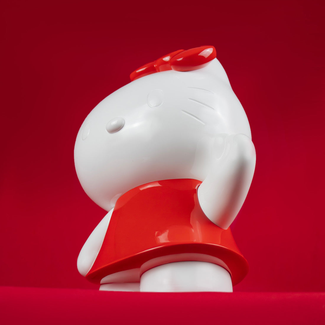 White With Red Hello Kitty Dress Small - 28 Cm