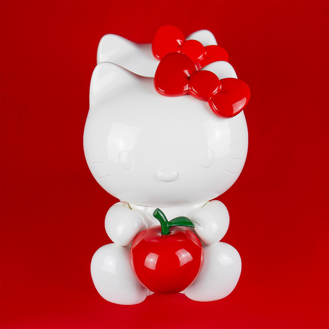 White With Red Hello Kitty Apple Small - 28 Cm