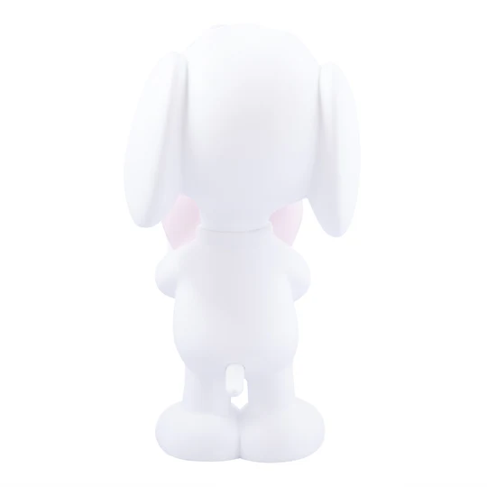 Matt White & Glossy Pastel Pink Snoopy Heart Small - 27 Cm