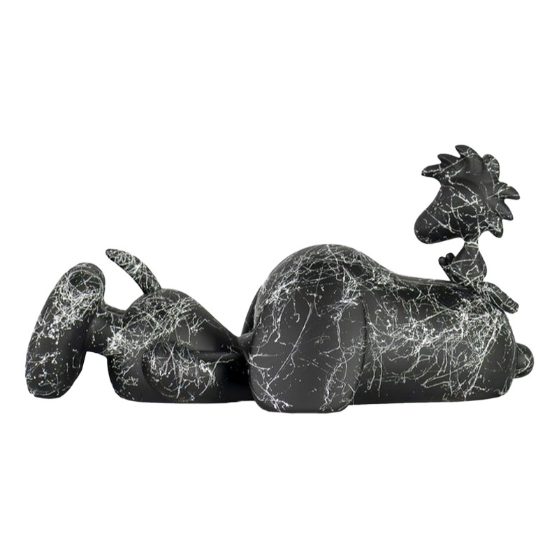 Black Snoopy & Woodstock Graf 33 Cm