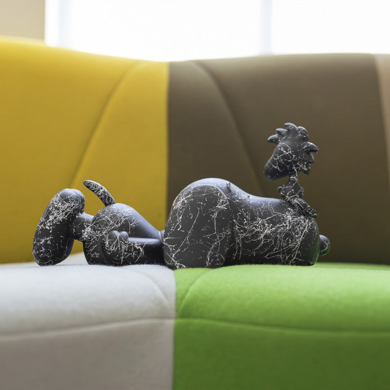 Black Snoopy & Woodstock Graf 33 Cm