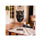 Matt Black Mask Base Small - 37 Cm