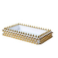 Quill White Gold Vanity Tray