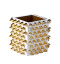 Quill White Gold Brush Cup