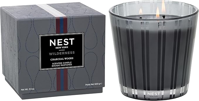 Charcoal Woods 3 Wick Candle 600 G