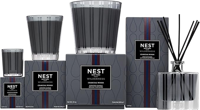 Charcoal Woods 3 Wick Candle 600 G