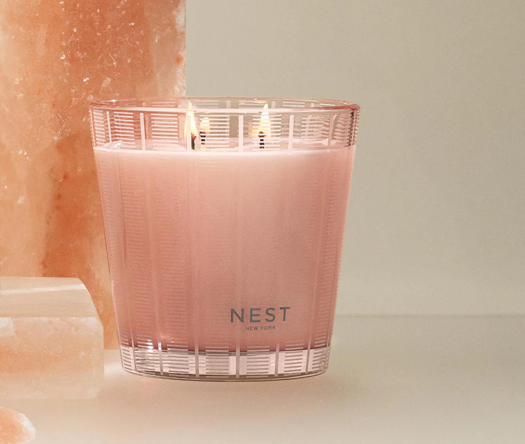 Himalayan Salt & Rose Water 3 Wick Candle 600 G