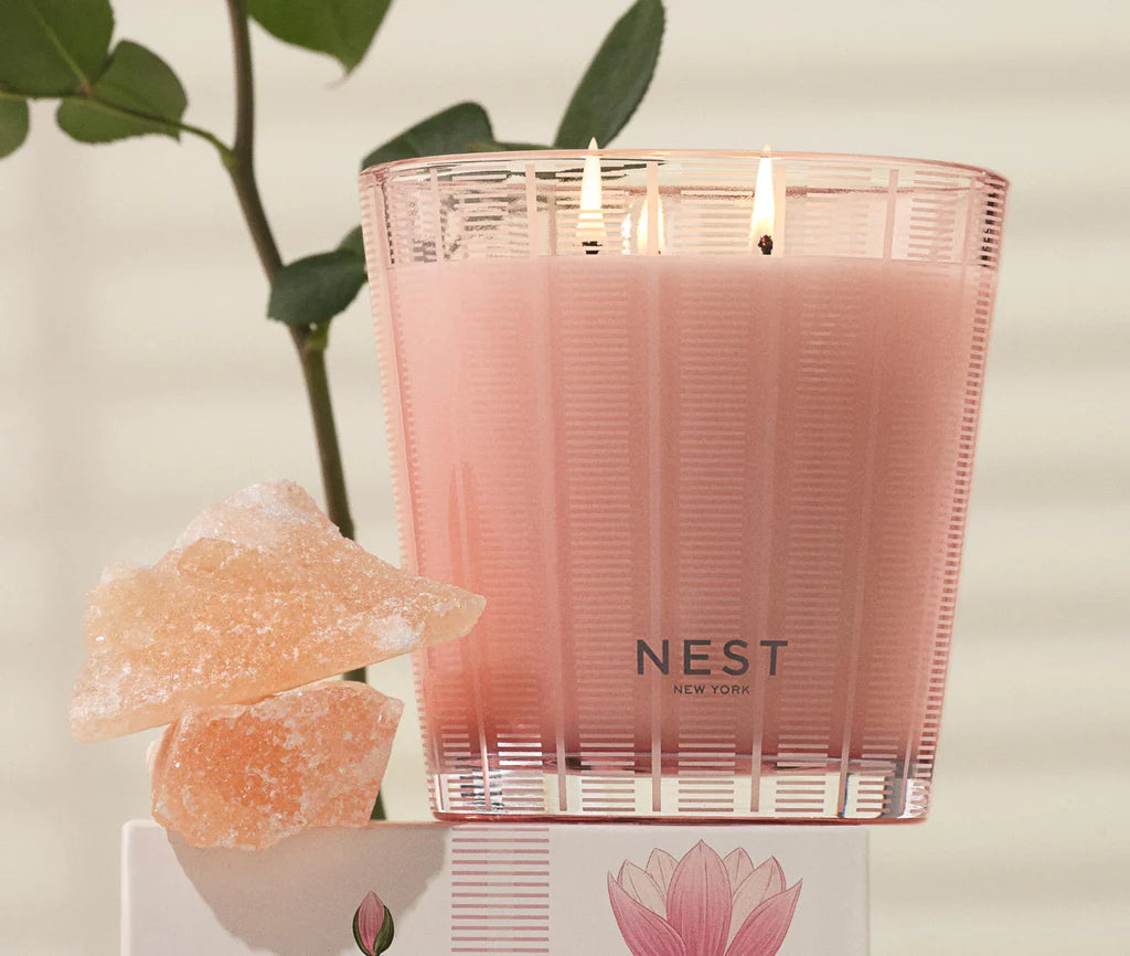 Himalayan Salt & Rose Water 3 Wick Candle 600 G