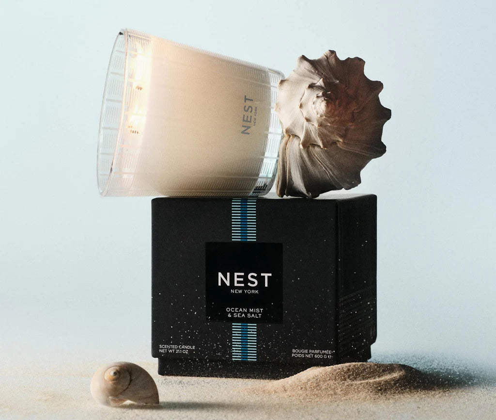 Ocean Mist & Sea Salt 3 Wick Candle 600 G