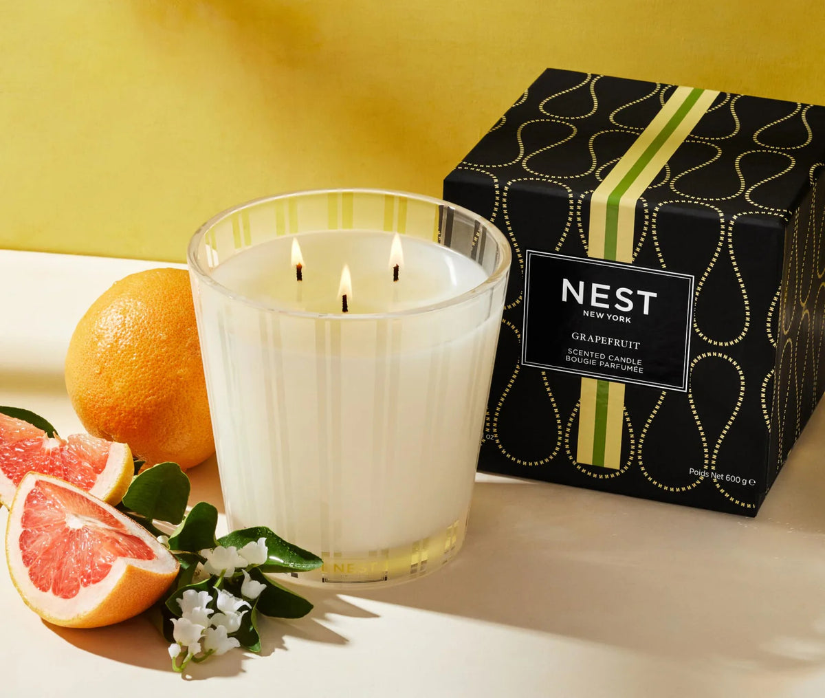 Grapefruit 3 Wick Candle 600 G