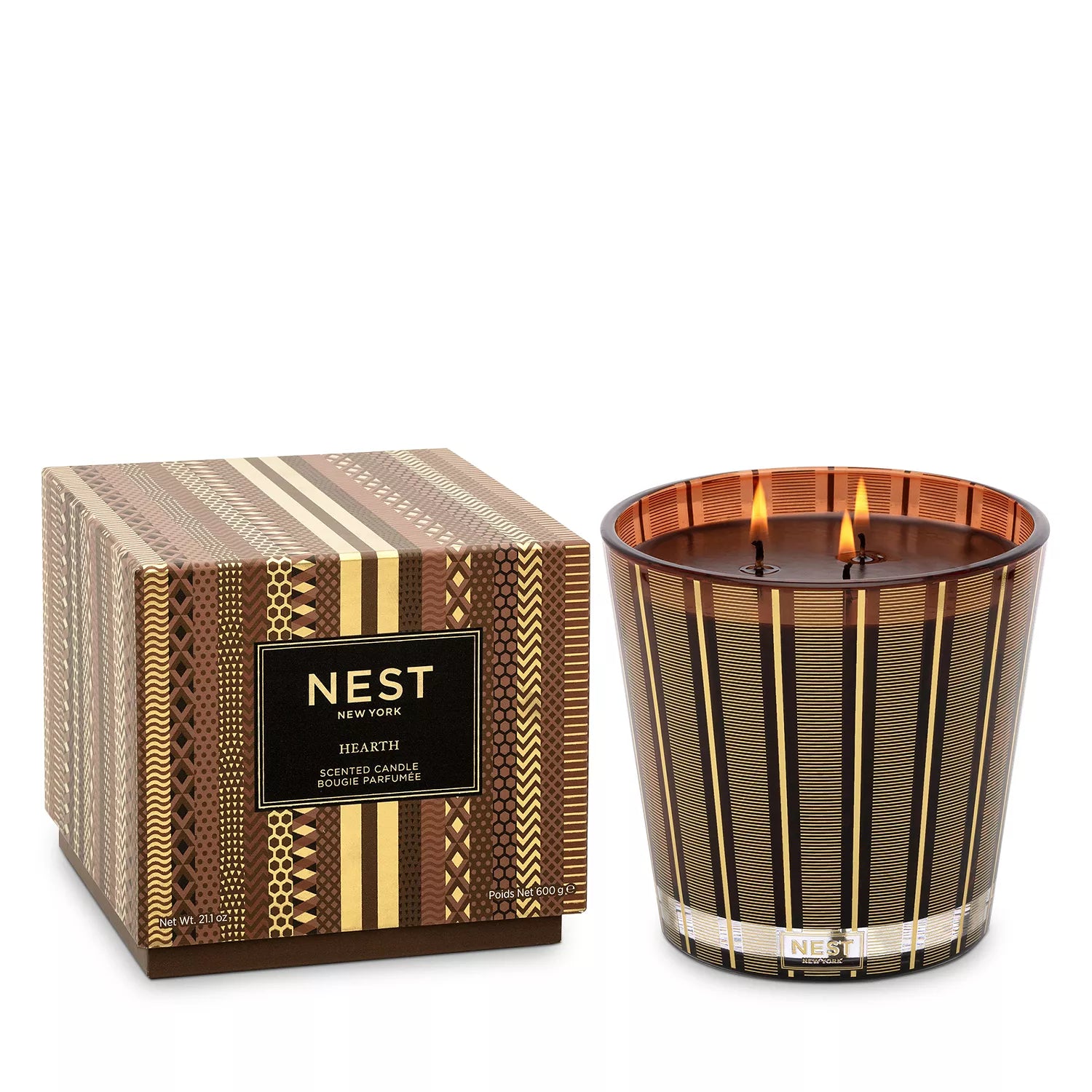 Heart 3 Wick Candle 600 G