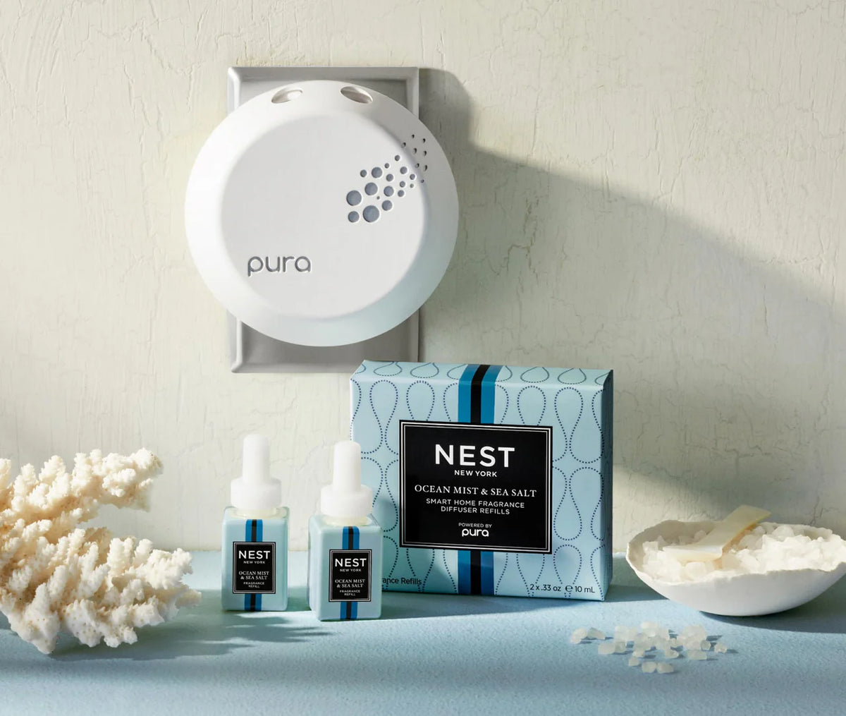Ocean Mist & Sea Salt Pura Diffuser Refills 2x10 Ml