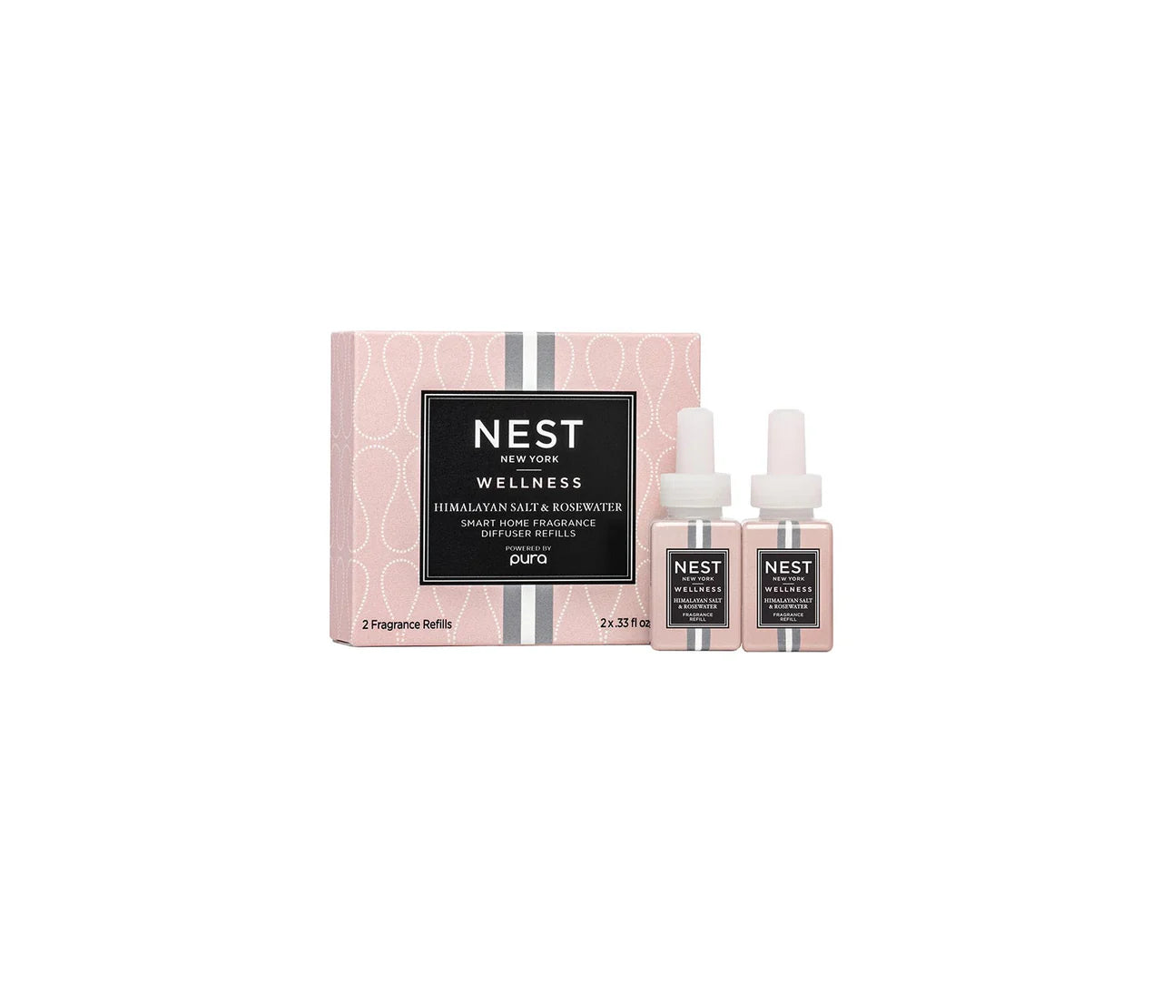 Pura Himalayan Salt & Rosewater Pura Diffuser Refills 2x10 Ml