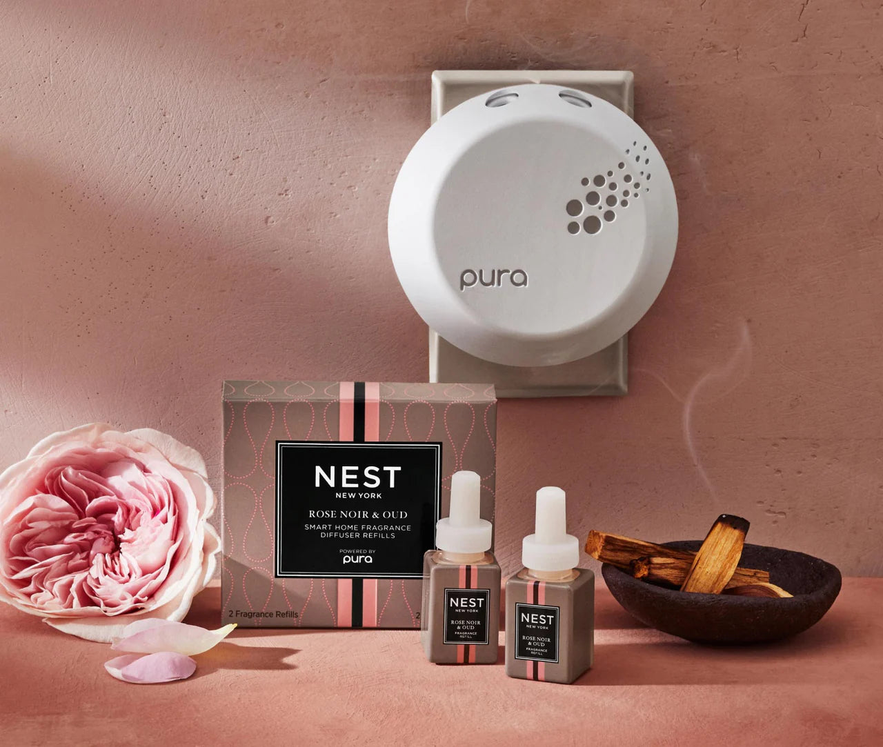 Rose Noir & Oud Pura Diffuser Refills 2x10 Ml