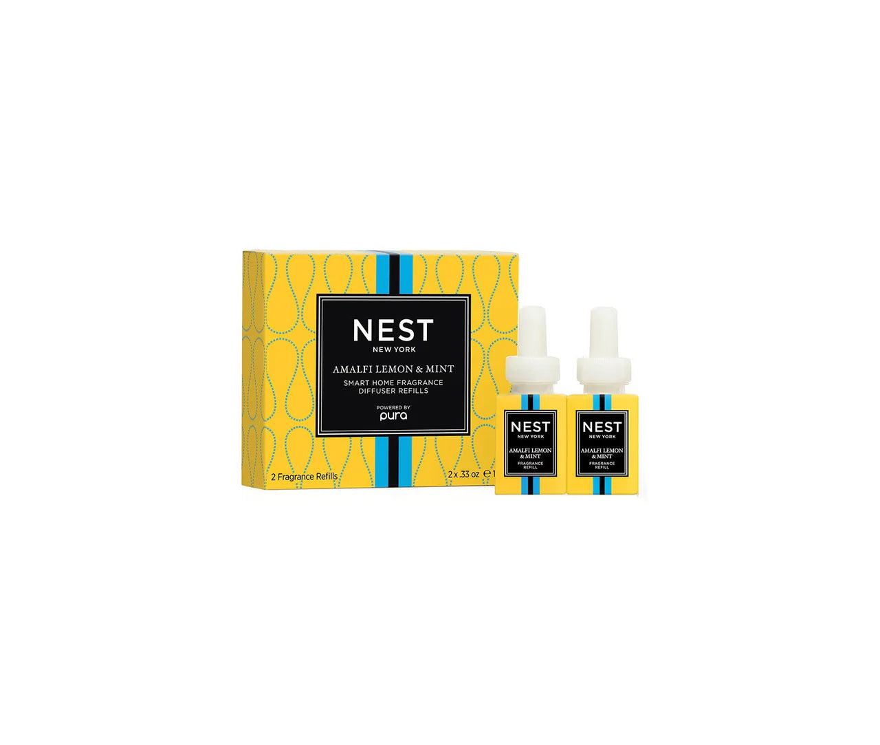 Amalfi Lemon & Mint Pura Diffuser Refills 2x10 Ml