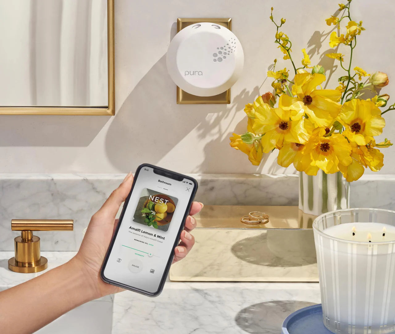 Amalfi Lemon & Mint Pura Diffuser Refills 2x10 Ml