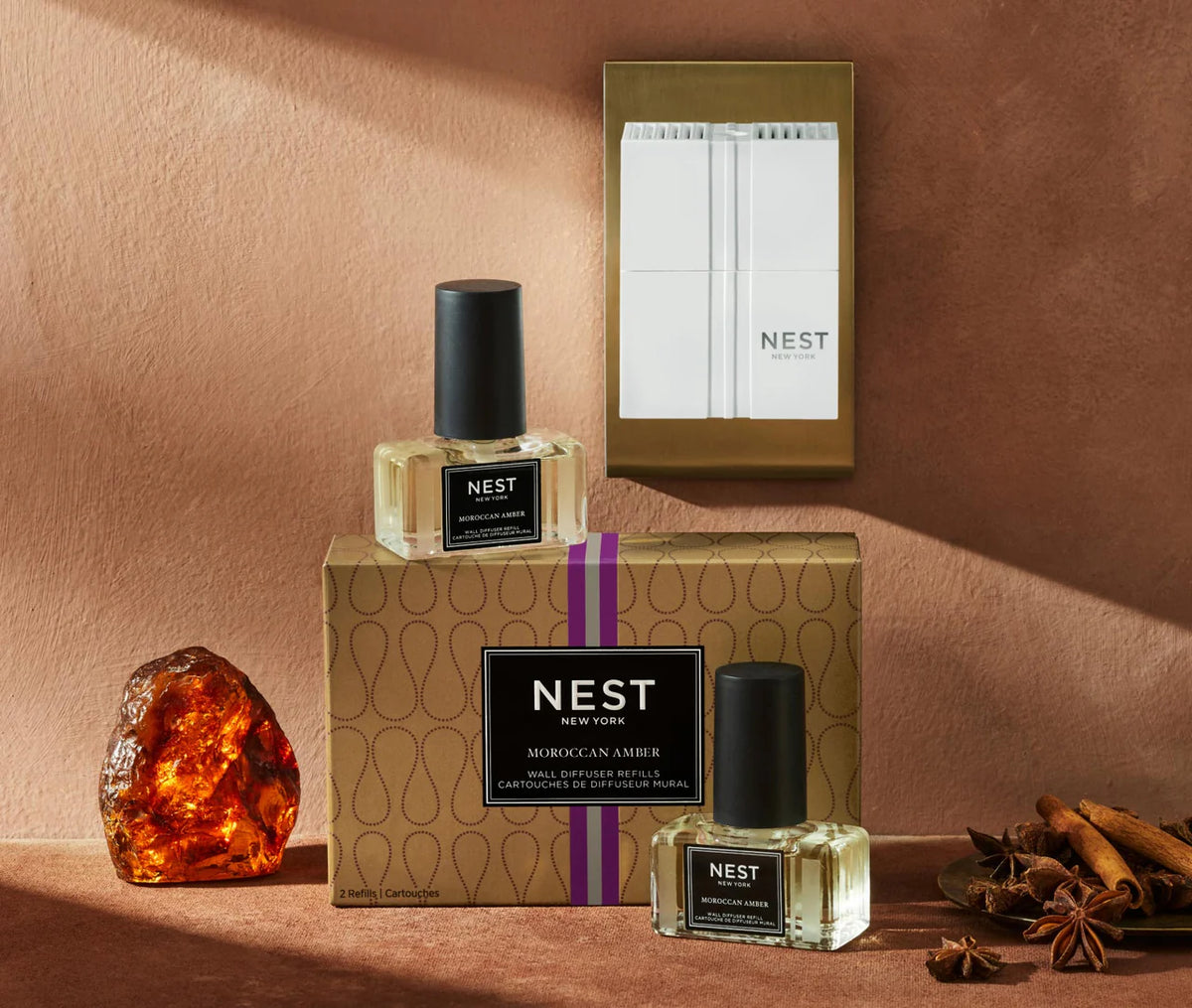 Moroccan Amber Wall Diffuser Refills 2x21 ml