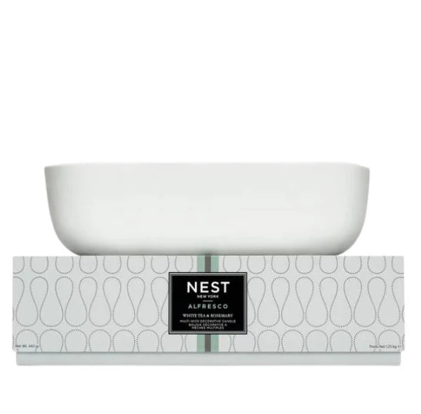 White Tea & Rosemary Multi-wick Decorative Candle 1.25 Kg