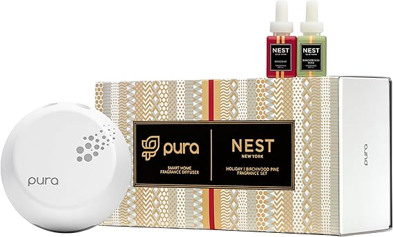 Holiday/birchwood Pine Fragance Set-pura Smart Diffuser 1 Pura And 2x10ml
