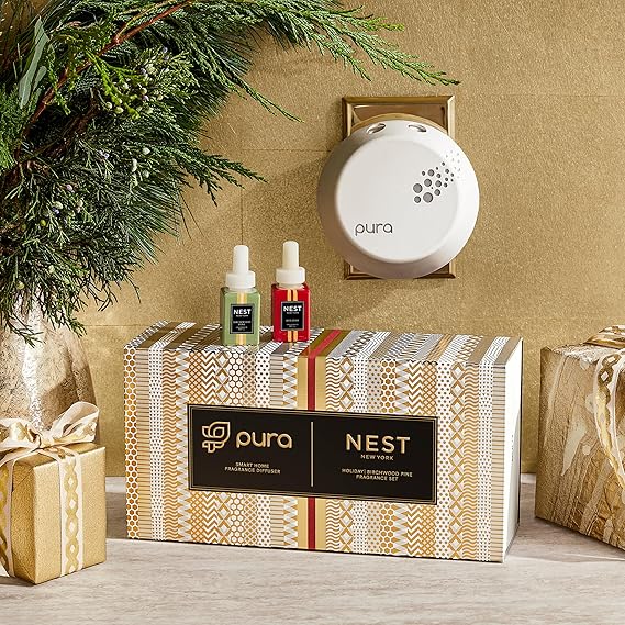 Holiday/birchwood Pine Fragance Set-pura Smart Diffuser 1 Pura And 2x10ml