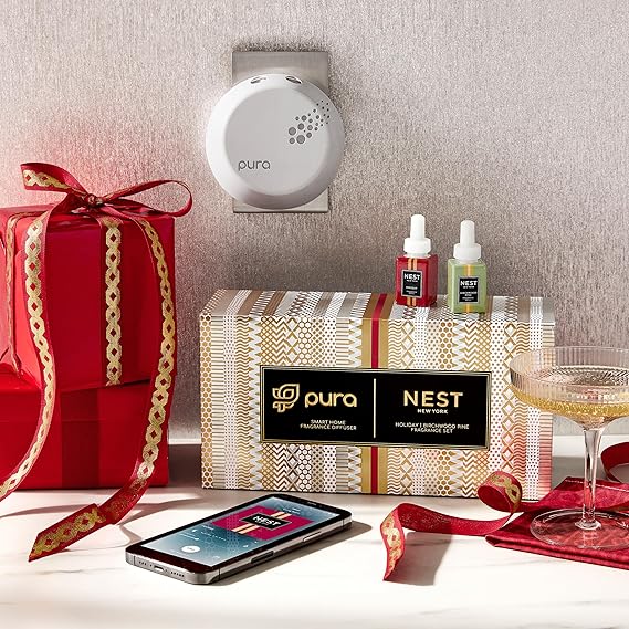 Holiday/birchwood Pine Fragance Set-pura Smart Diffuser 1 Pura And 2x10ml