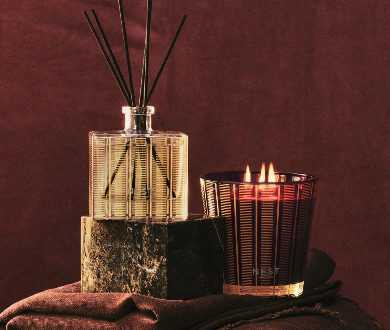 Autumn Plum 3 Wick Candle 600 G