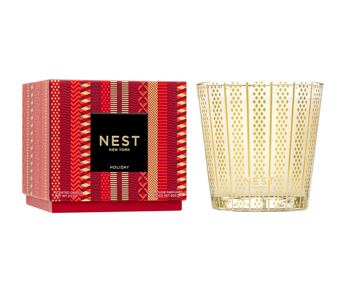 Holiday 3 Wick Candle 600 G