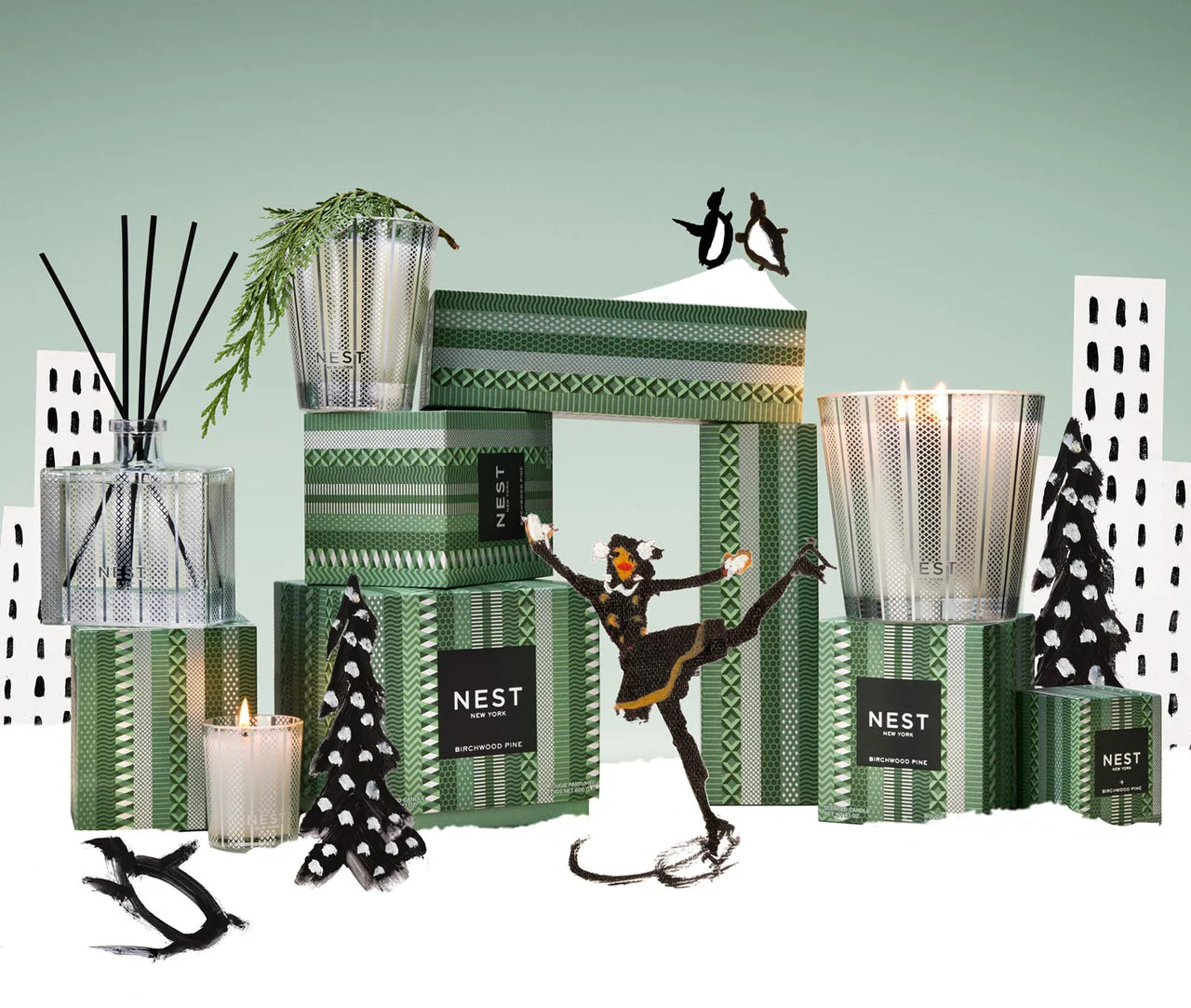 Birchwood Pine 3 Wick Candle 600 G