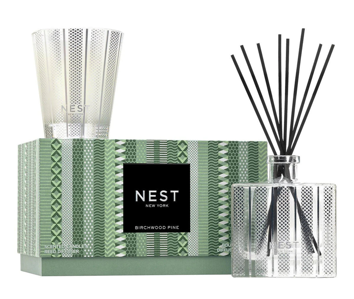 Birchwood Pine Gift Set-candle & Diffuser 175 Ml/230 G