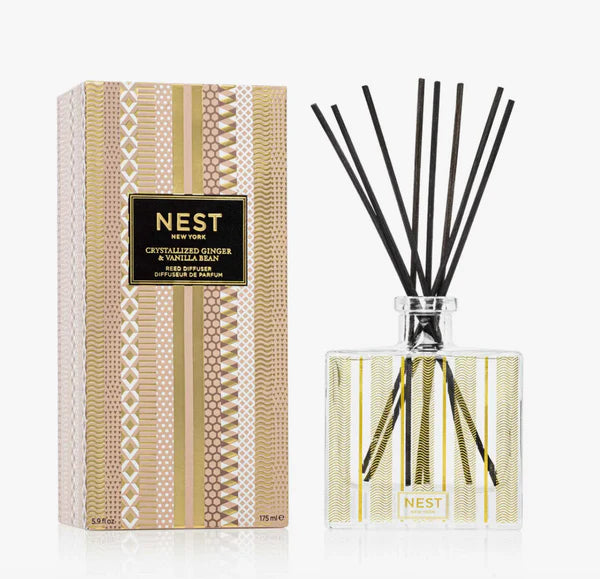 Crystallized Ginger & Vanilla Bean  Reed Diffuser 175 Ml