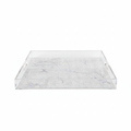 Blossom Fantasia Ivory Square Tray 18 x 18