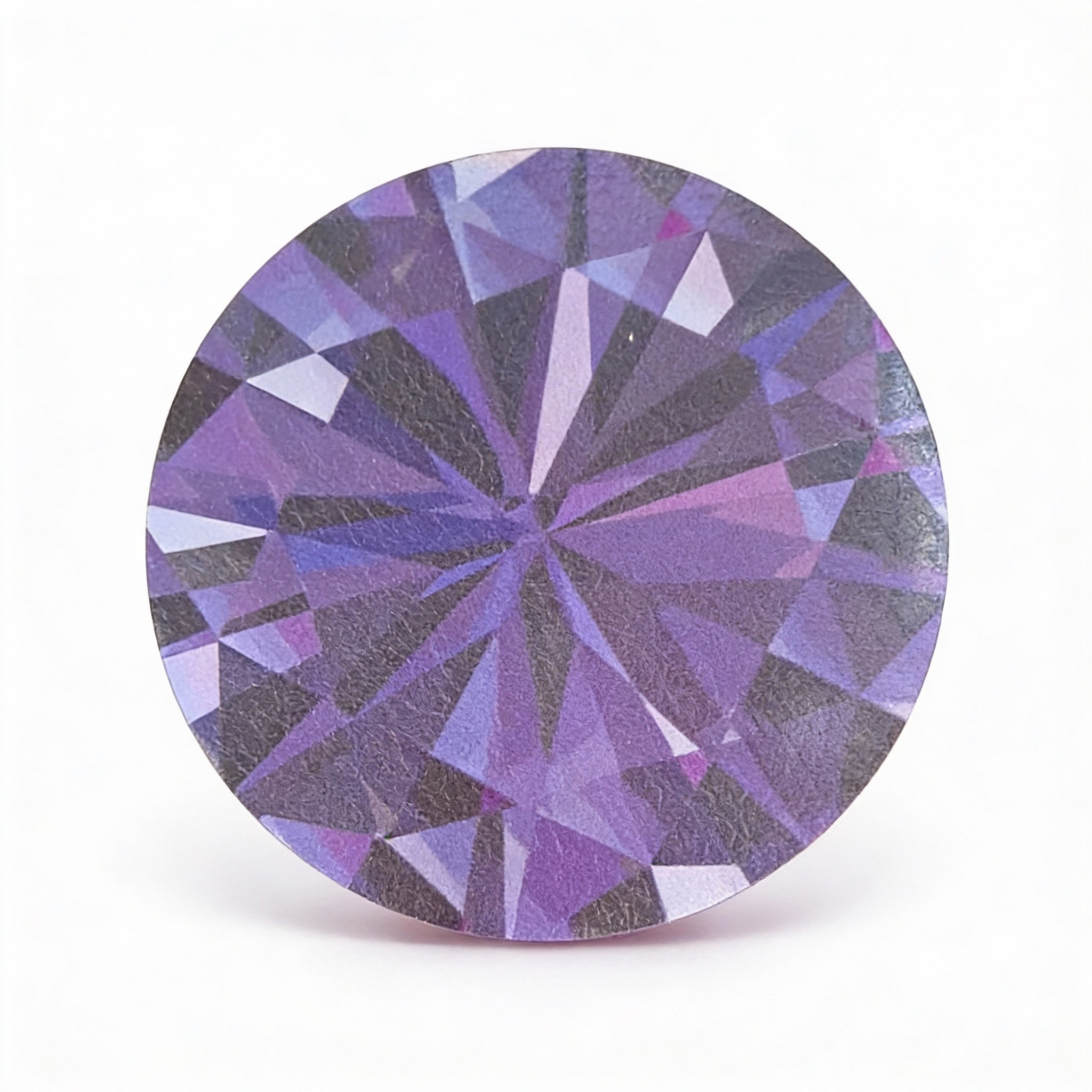 Purple Diamond Coaster-set Of 4 4 x 4