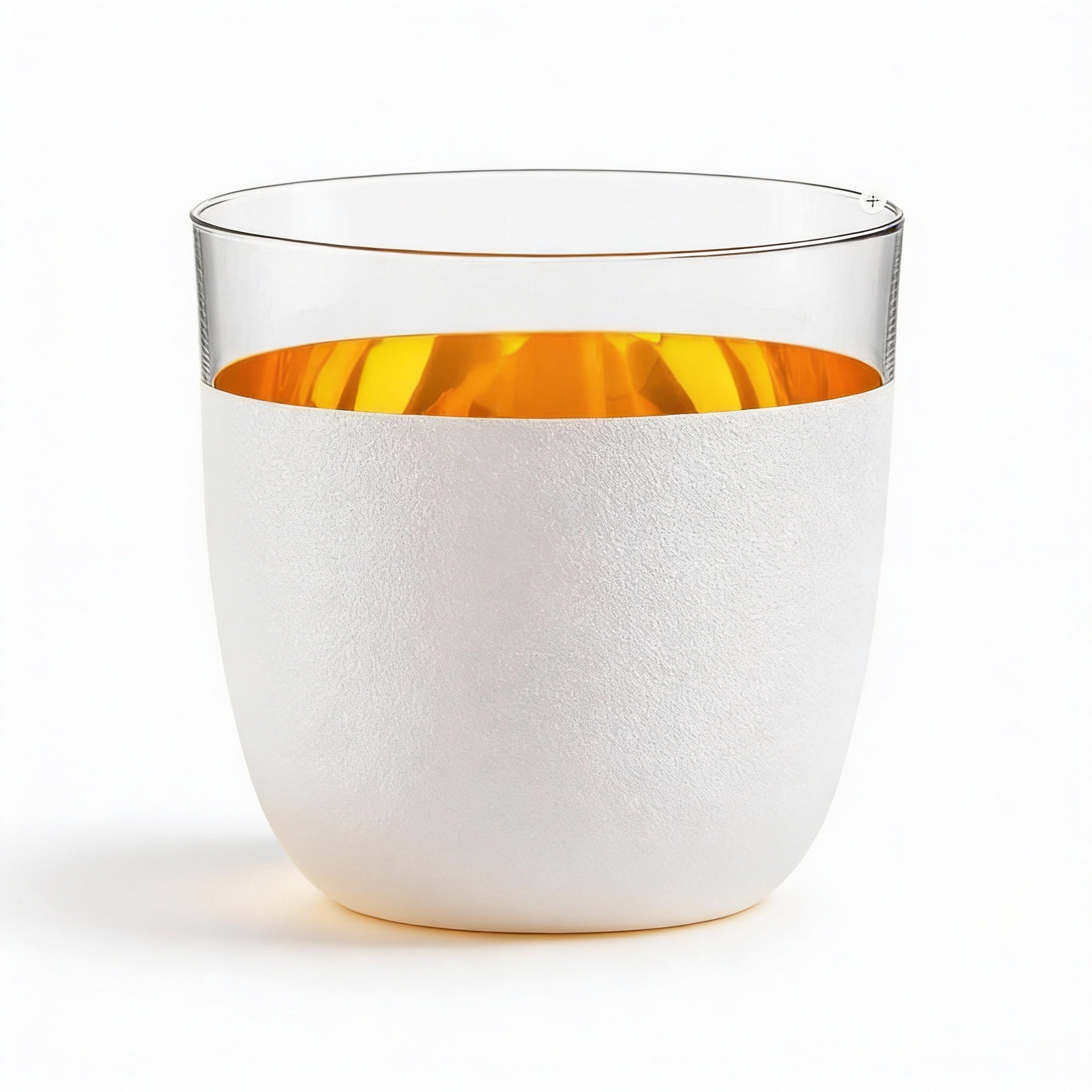 White Crystal 24k Stemless Crystal Tumblers