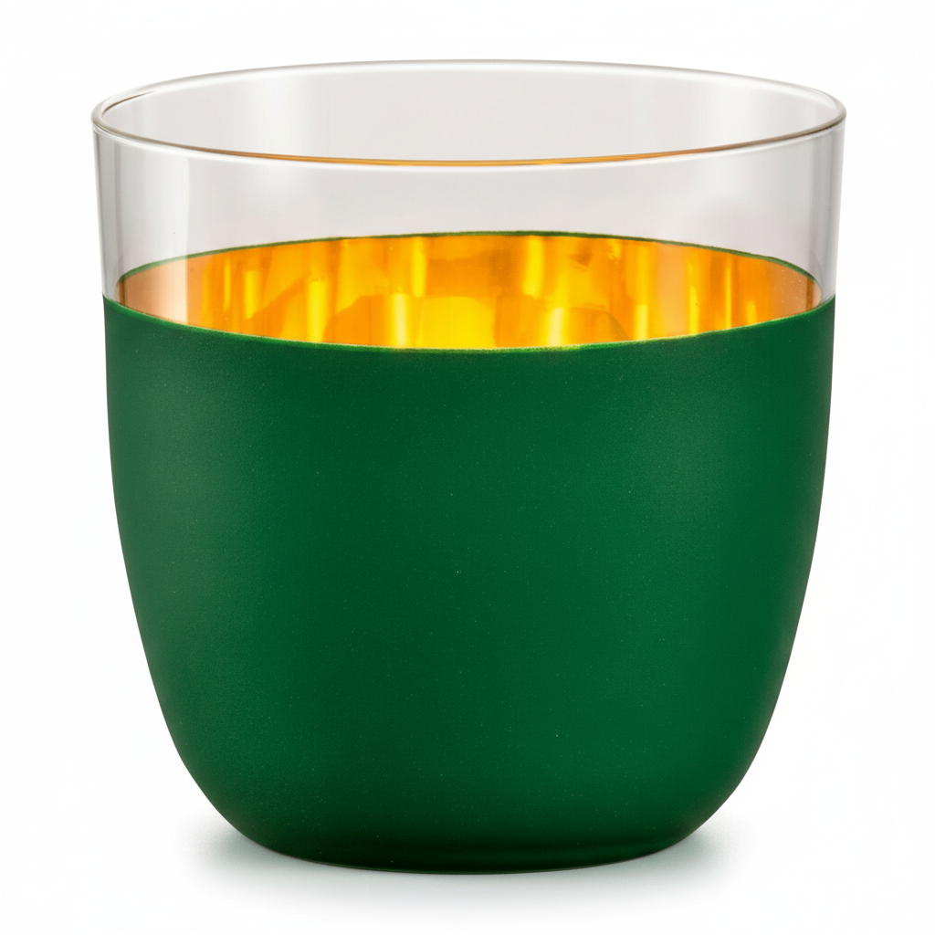 Emerald Crystal 24k Stemless Crystal Tumblers