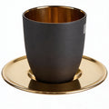 Black Expresso Cup And Plate
