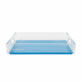 Solid Light Navy Acrylic Vanity Tray 7 x 12.25