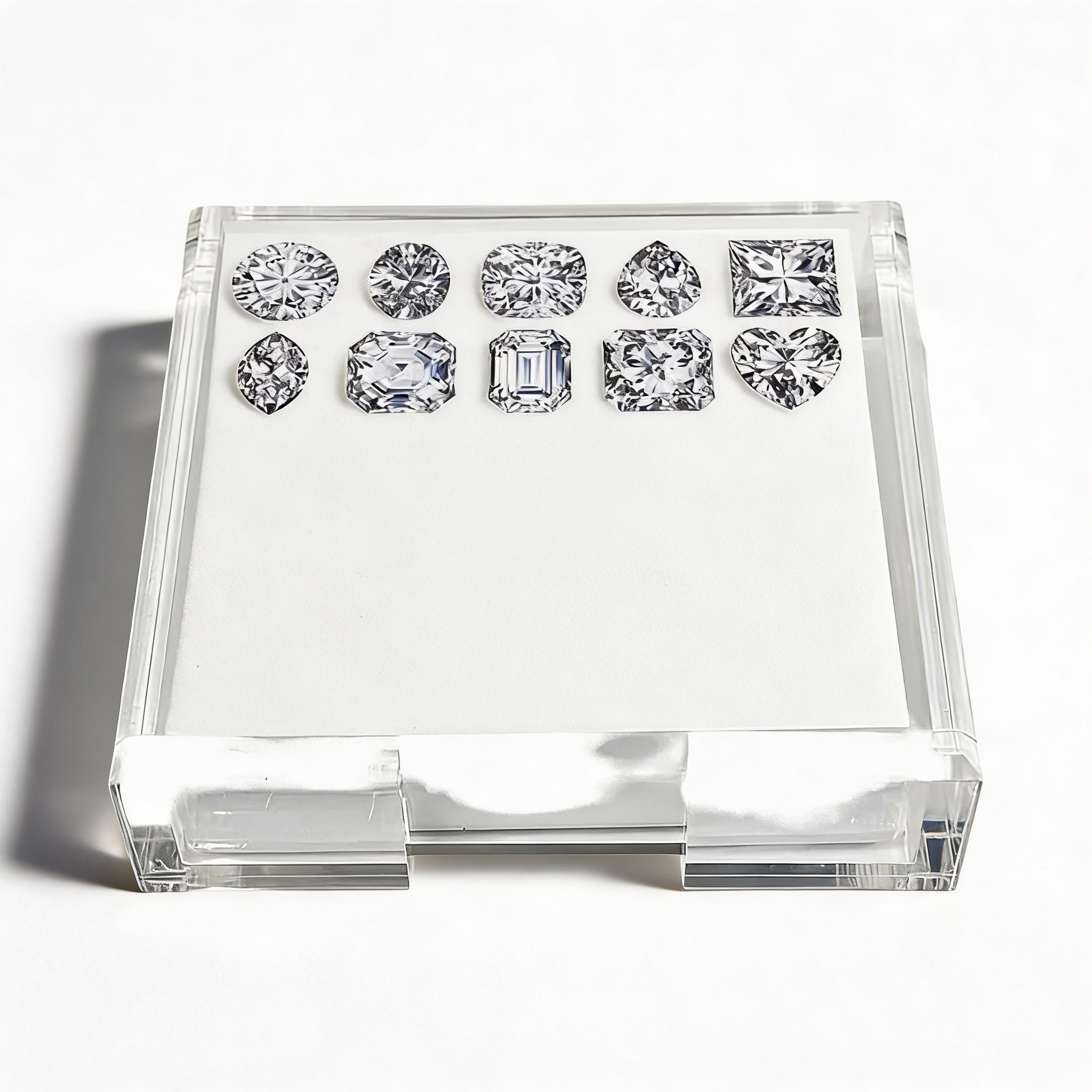 Bougie Diamonds Ice With Acrylic Holder Notecards 100 Pack
